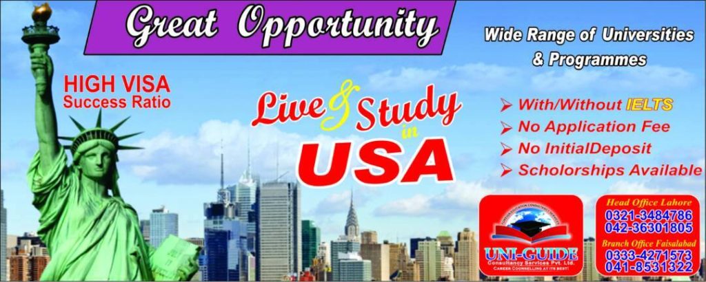 Live and Study in USA